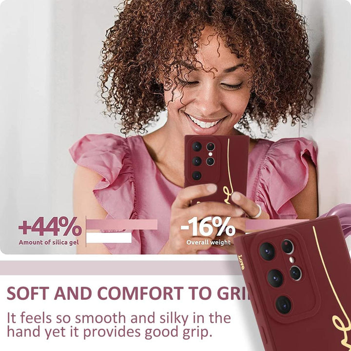 MOWIME Love Letter Case for Galaxy S24 Ultra - Black - DOKUTRONIX