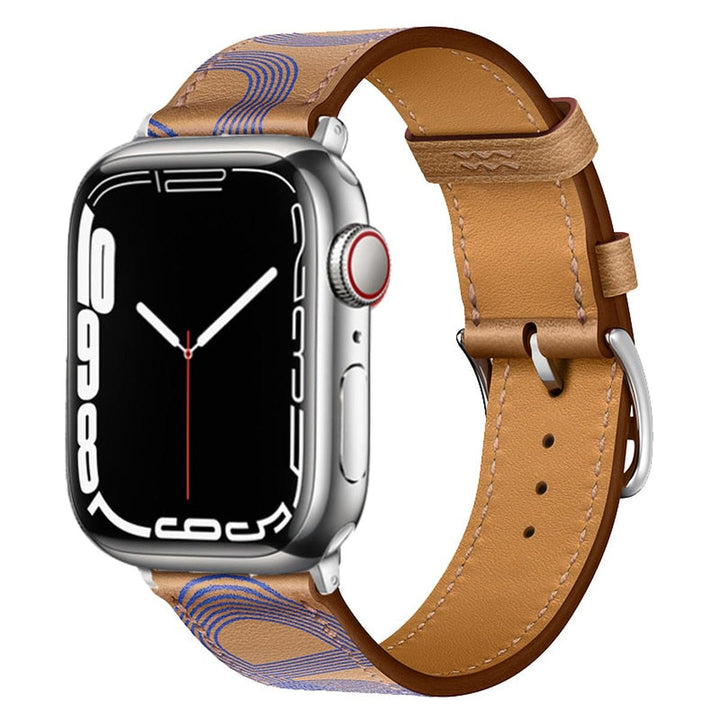 Elegance Leather Wrap for Apple Watch - DOKUTRONIX