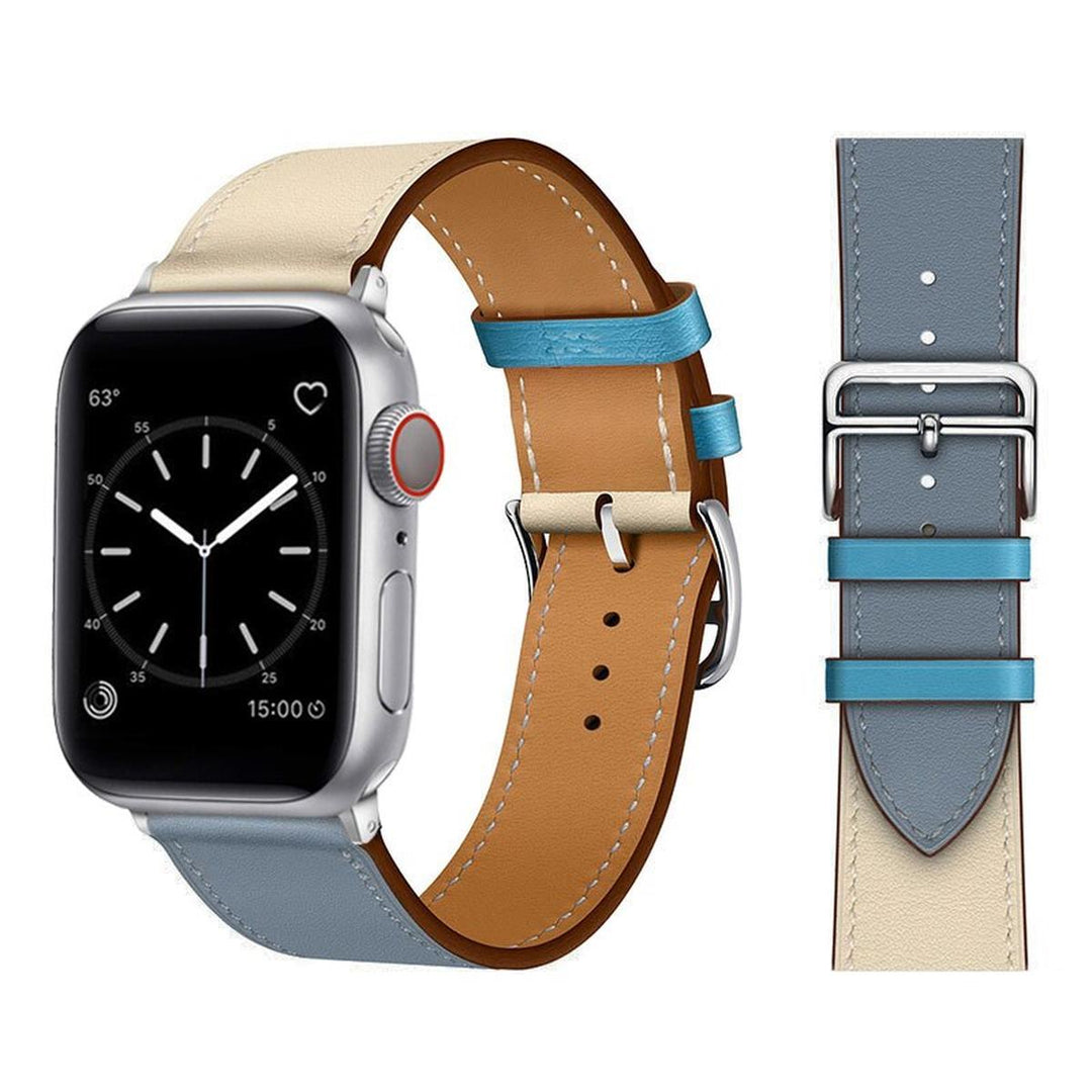 Elegance Leather Wrap for Apple Watch - DOKUTRONIX