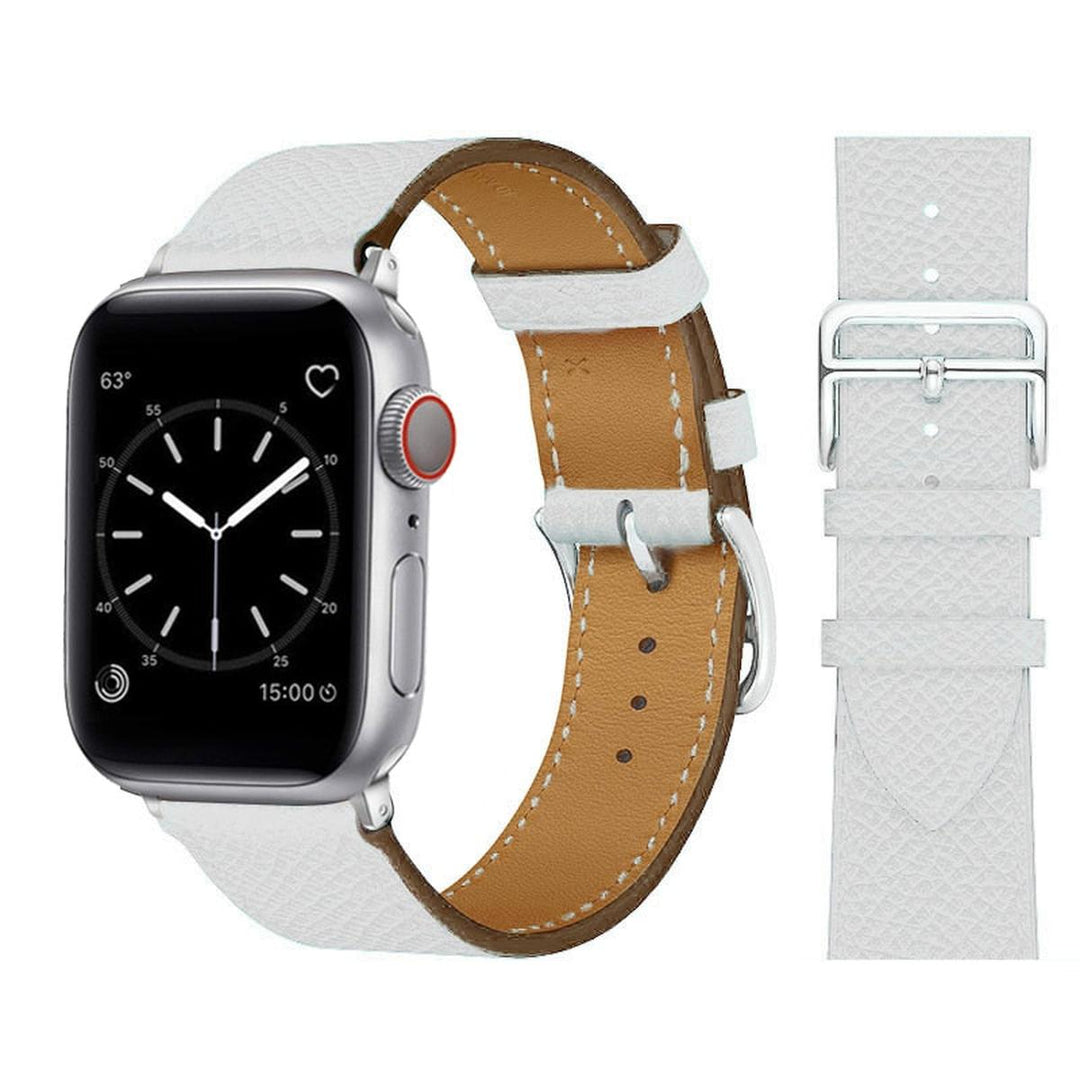 Elegance Leather Wrap for Apple Watch - DOKUTRONIX