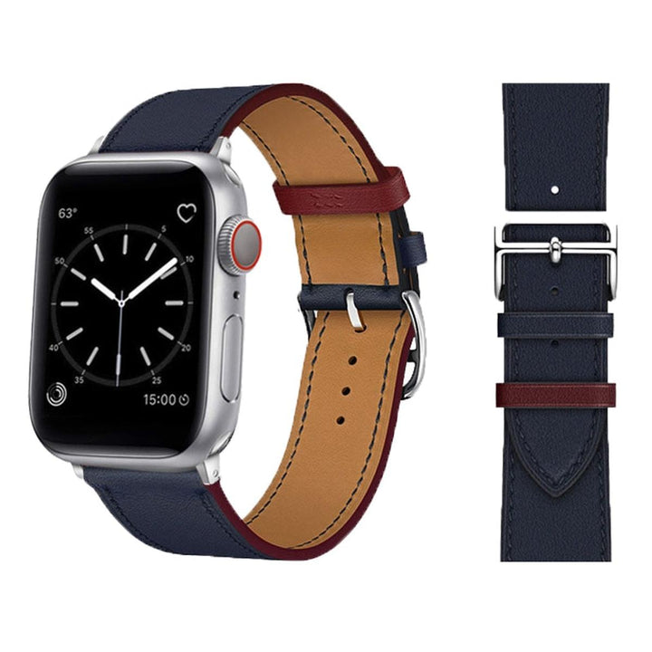 Elegance Leather Wrap for Apple Watch - DOKUTRONIX