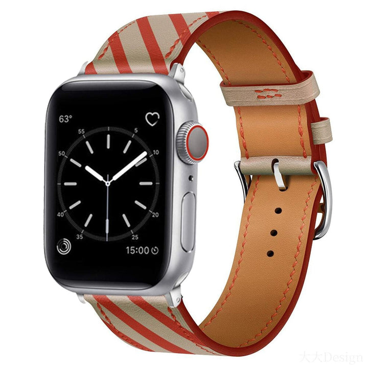 Elegance Leather Wrap for Apple Watch - DOKUTRONIX