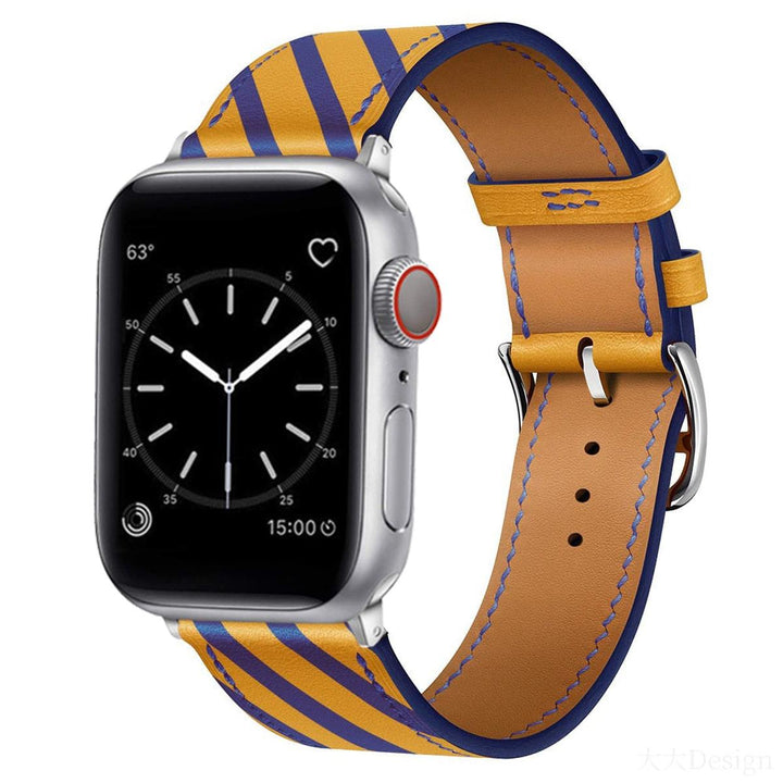 Elegance Leather Wrap for Apple Watch - DOKUTRONIX