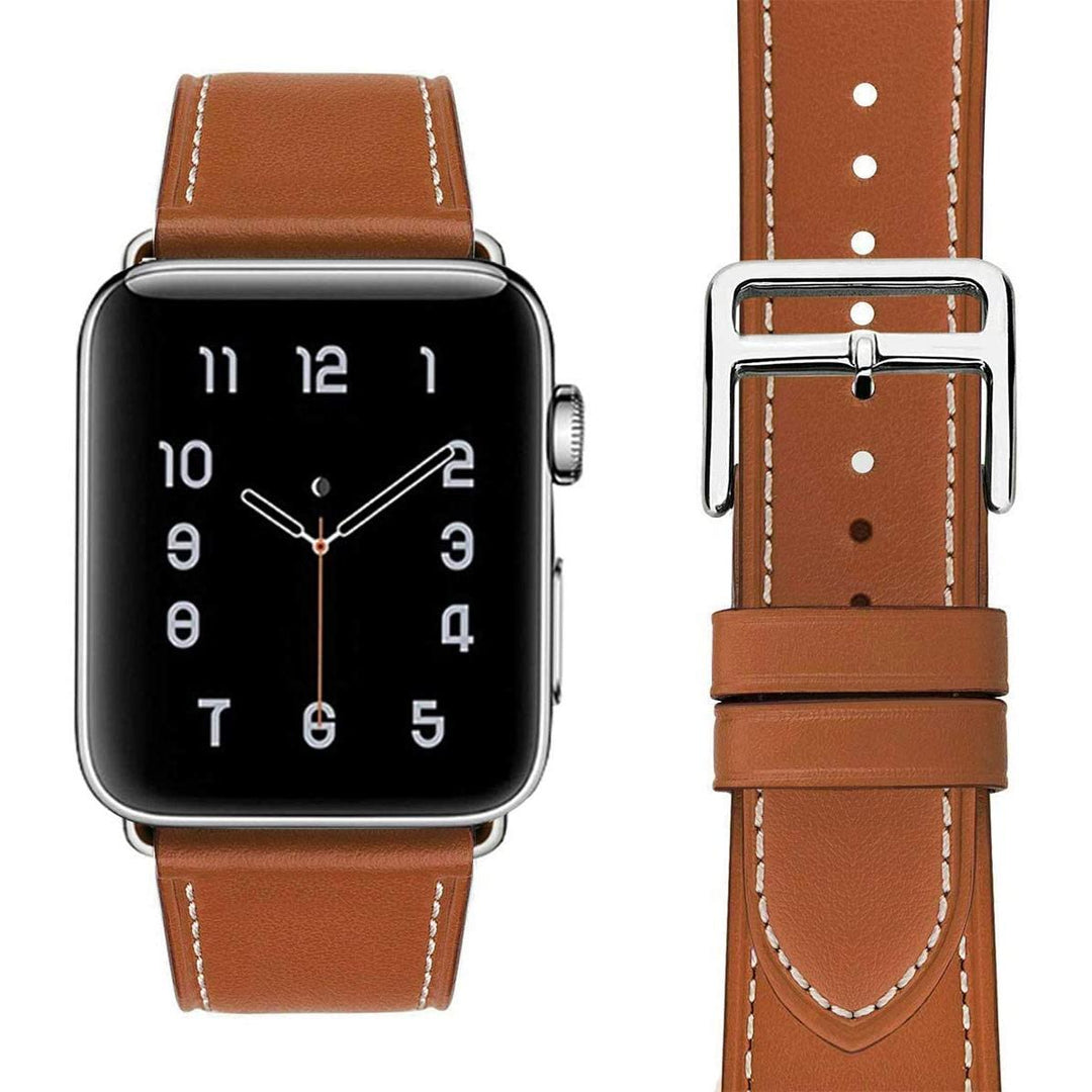Elegance Leather Wrap for Apple Watch - DOKUTRONIX