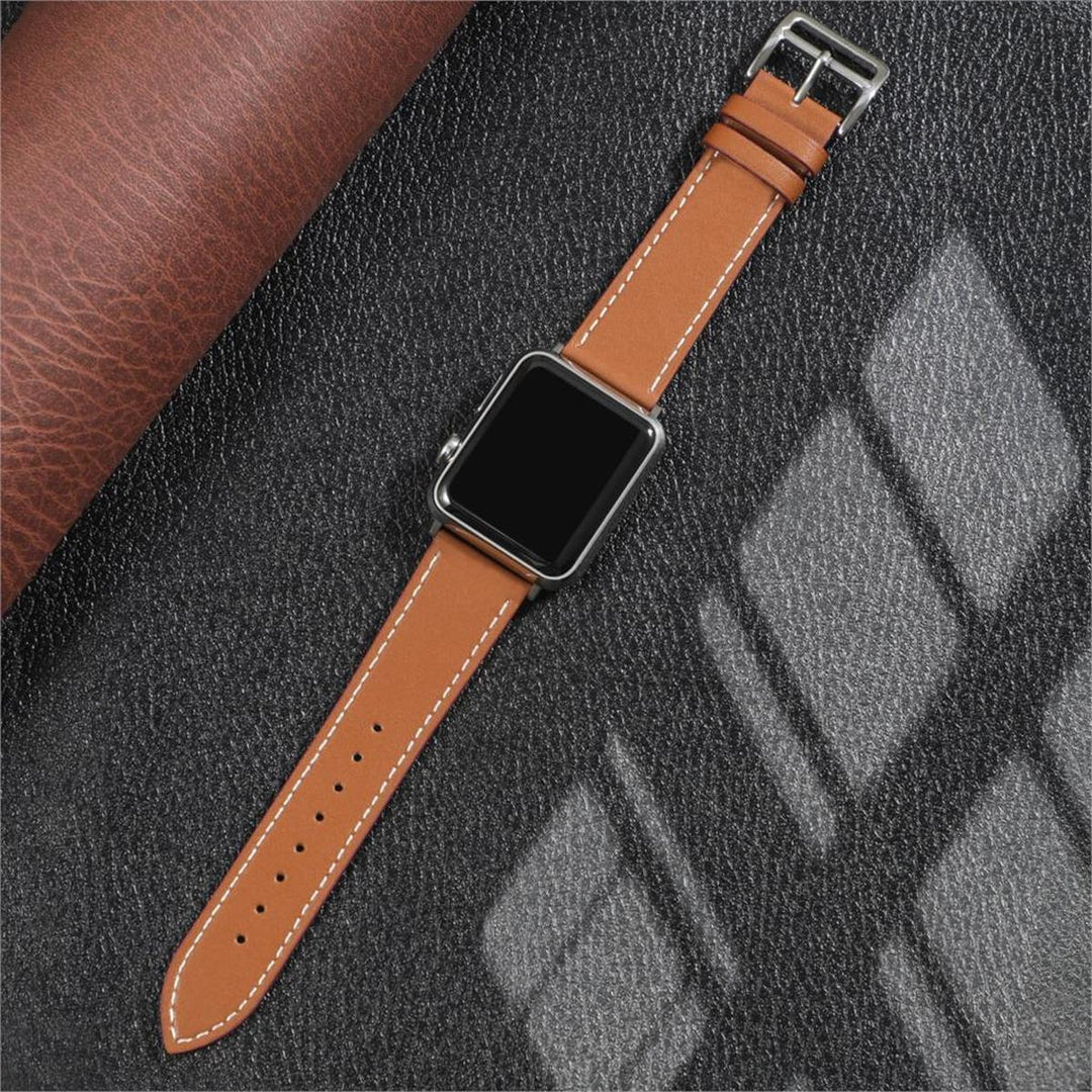 Elegance Leather Wrap for Apple Watch - DOKUTRONIX