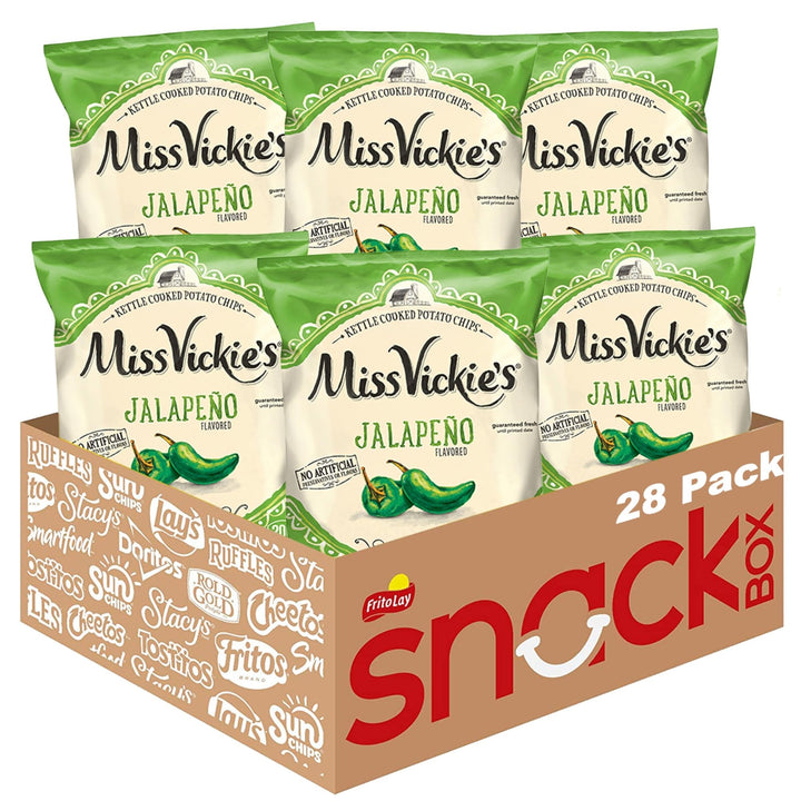 Vickie's Sea Salt & Vinegar Kettle Chips (Pack of 64) - DOKUTRONIX