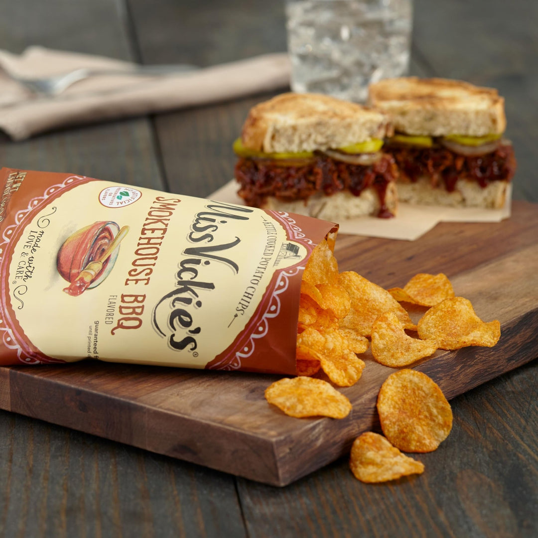 Vickie's Sea Salt & Vinegar Kettle Chips (Pack of 64) - DOKUTRONIX