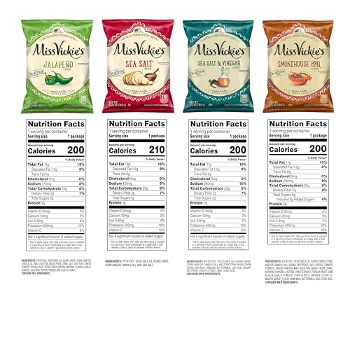 Vickie's Sea Salt & Vinegar Kettle Chips (Pack of 64) - DOKUTRONIX