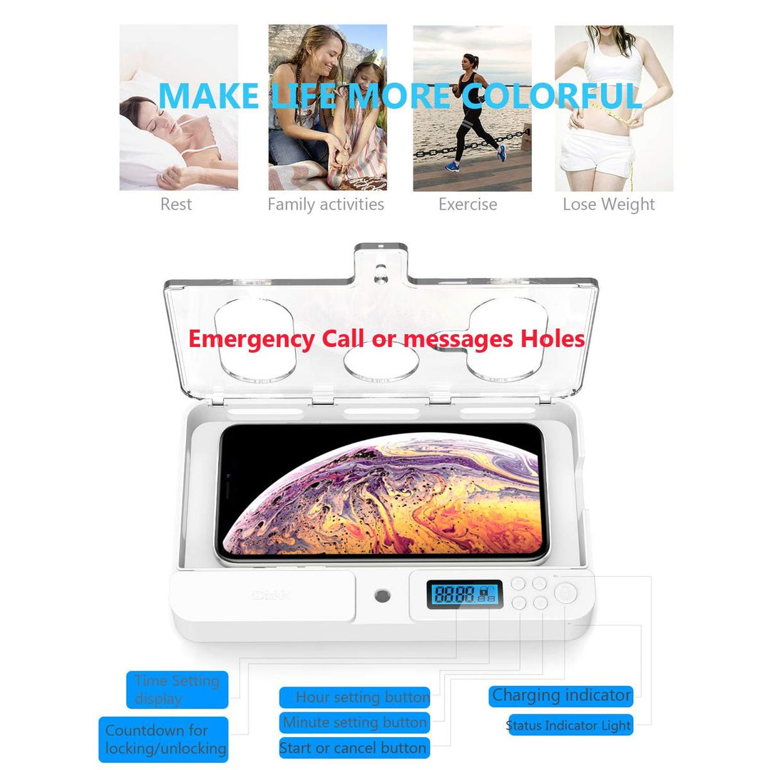 UnplugSafe Phone Lock Box - DOKUTRONIX