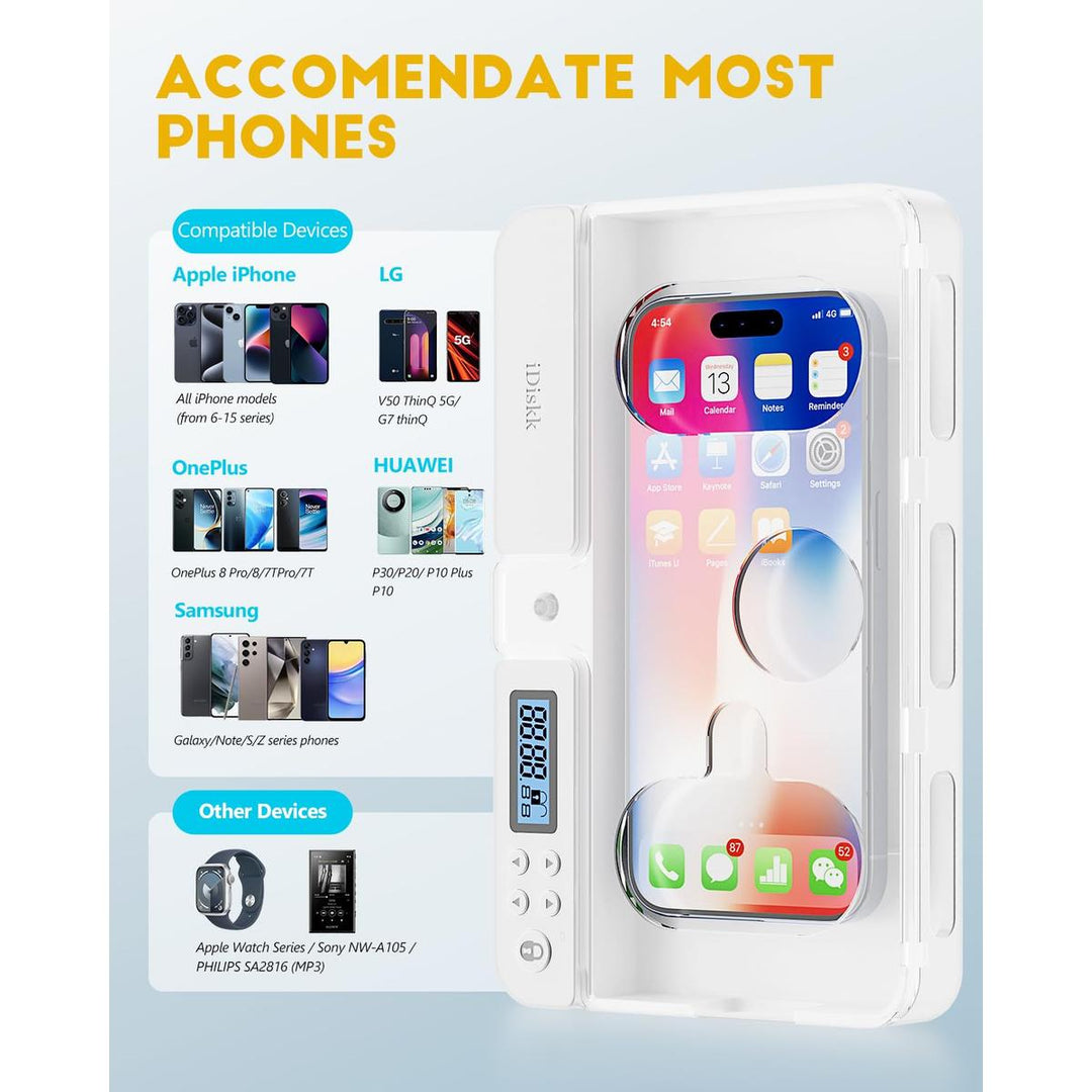 UnplugSafe Phone Lock Box - DOKUTRONIX