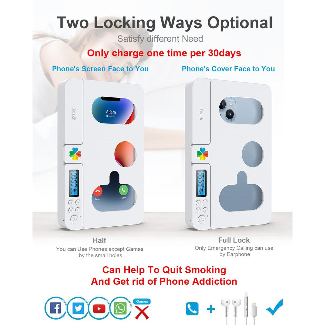 UnplugSafe Phone Lock Box - DOKUTRONIX