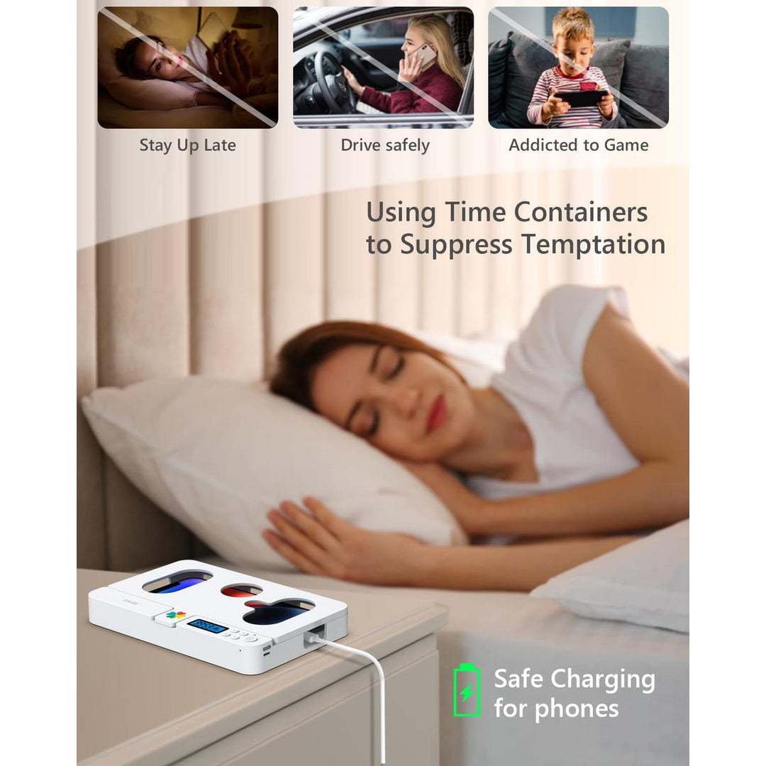 UnplugSafe Phone Lock Box - DOKUTRONIX