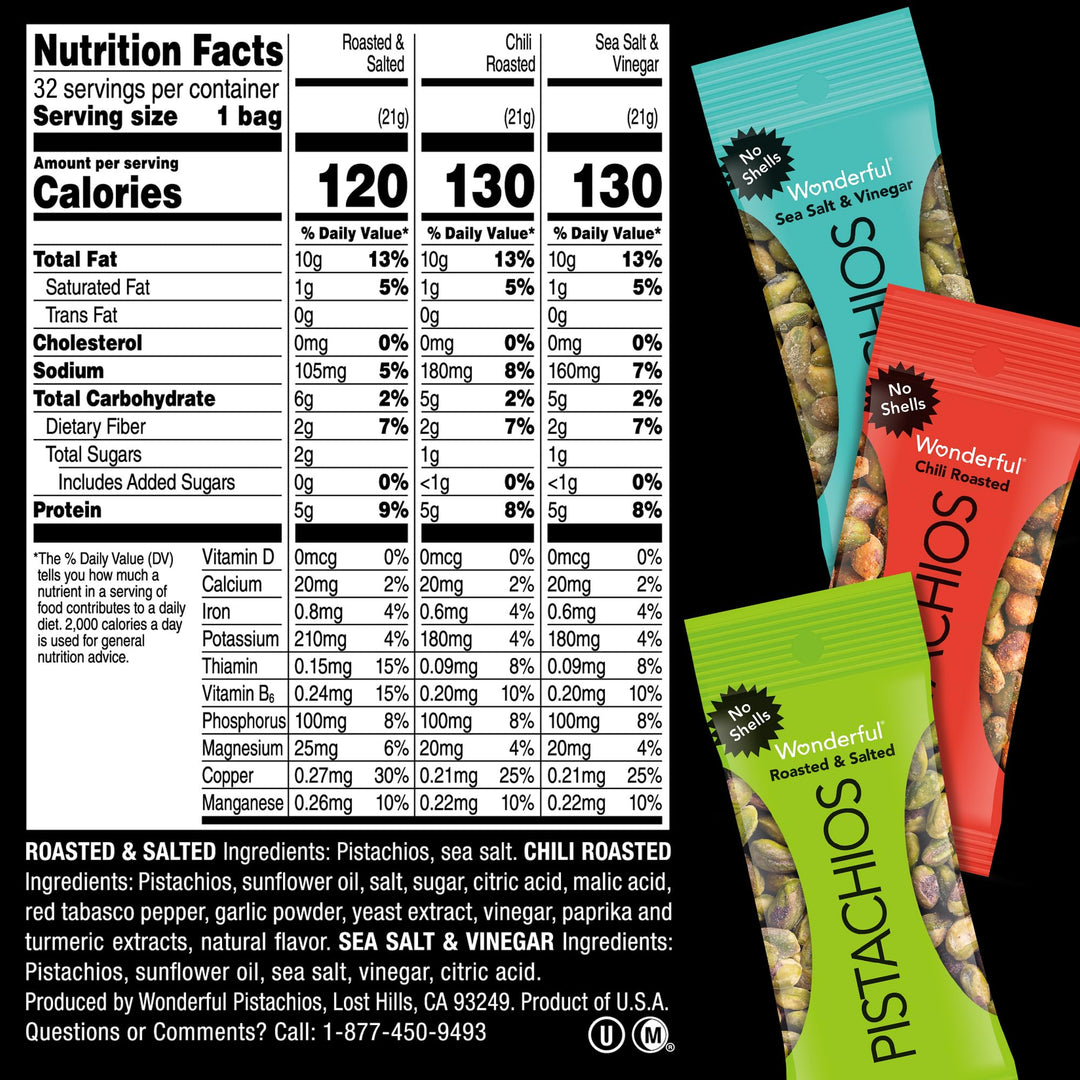 Wonderful No Shell Mix - 3 Flavors - DOKUTRONIX