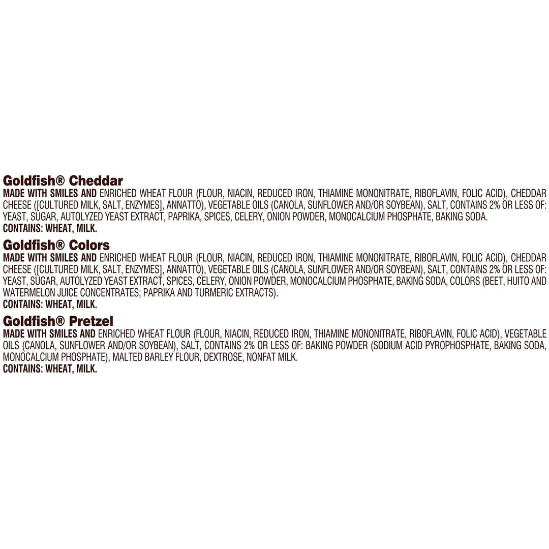 Goldfish Big Smiles Variety Snack Pack 30 Ct - DOKUTRONIX