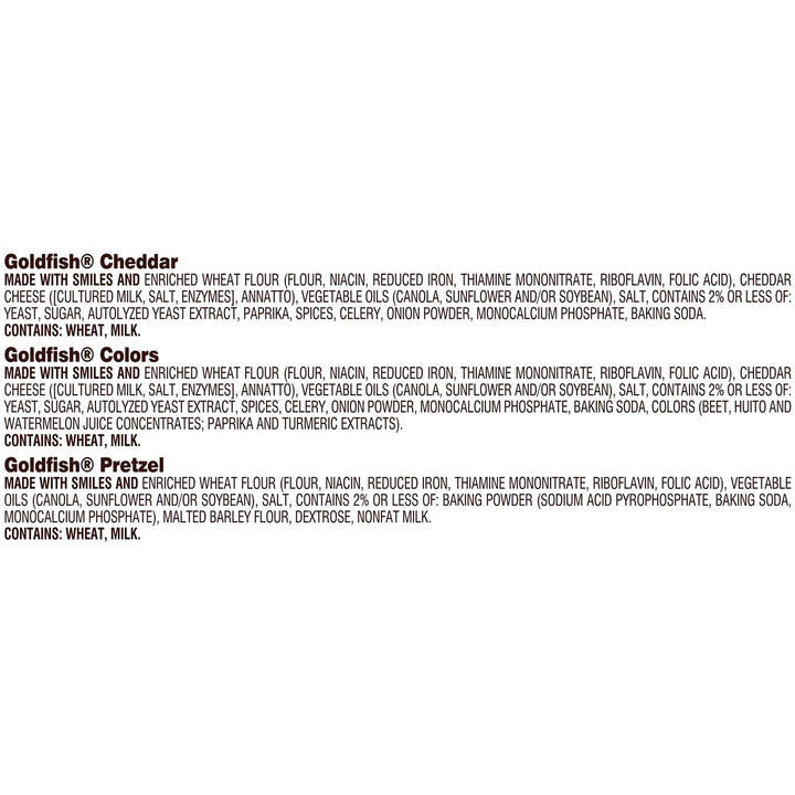 Goldfish Big Smiles Variety Snack Pack 30 Ct - DOKUTRONIX