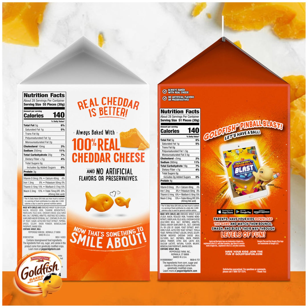 Goldfish Big Smiles Variety Snack Pack 30 Ct - DOKUTRONIX