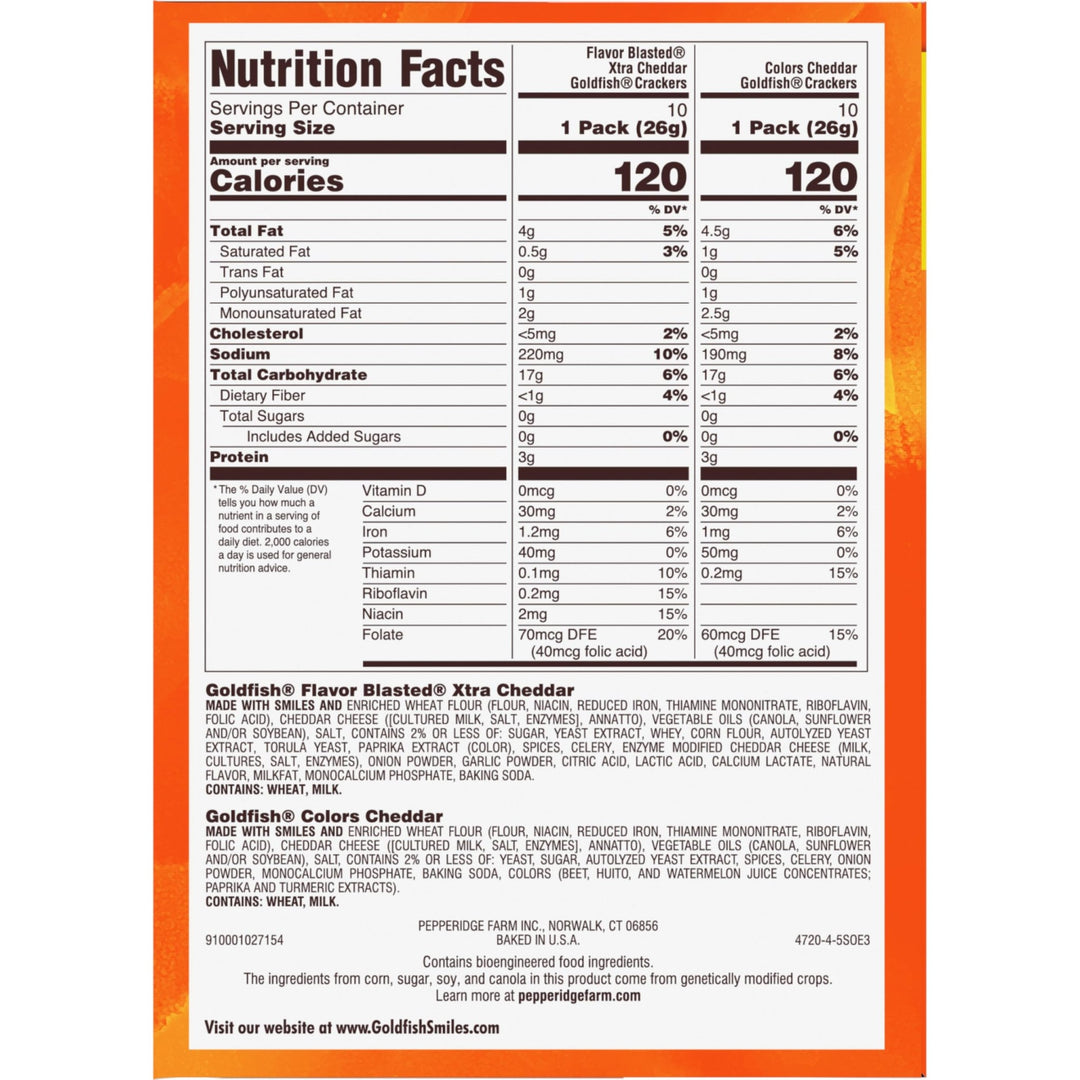 Goldfish Big Smiles Variety Snack Pack 30 Ct - DOKUTRONIX