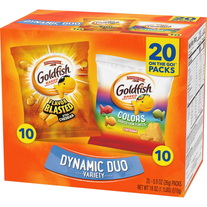 Goldfish Big Smiles Variety Snack Pack 30 Ct - DOKUTRONIX