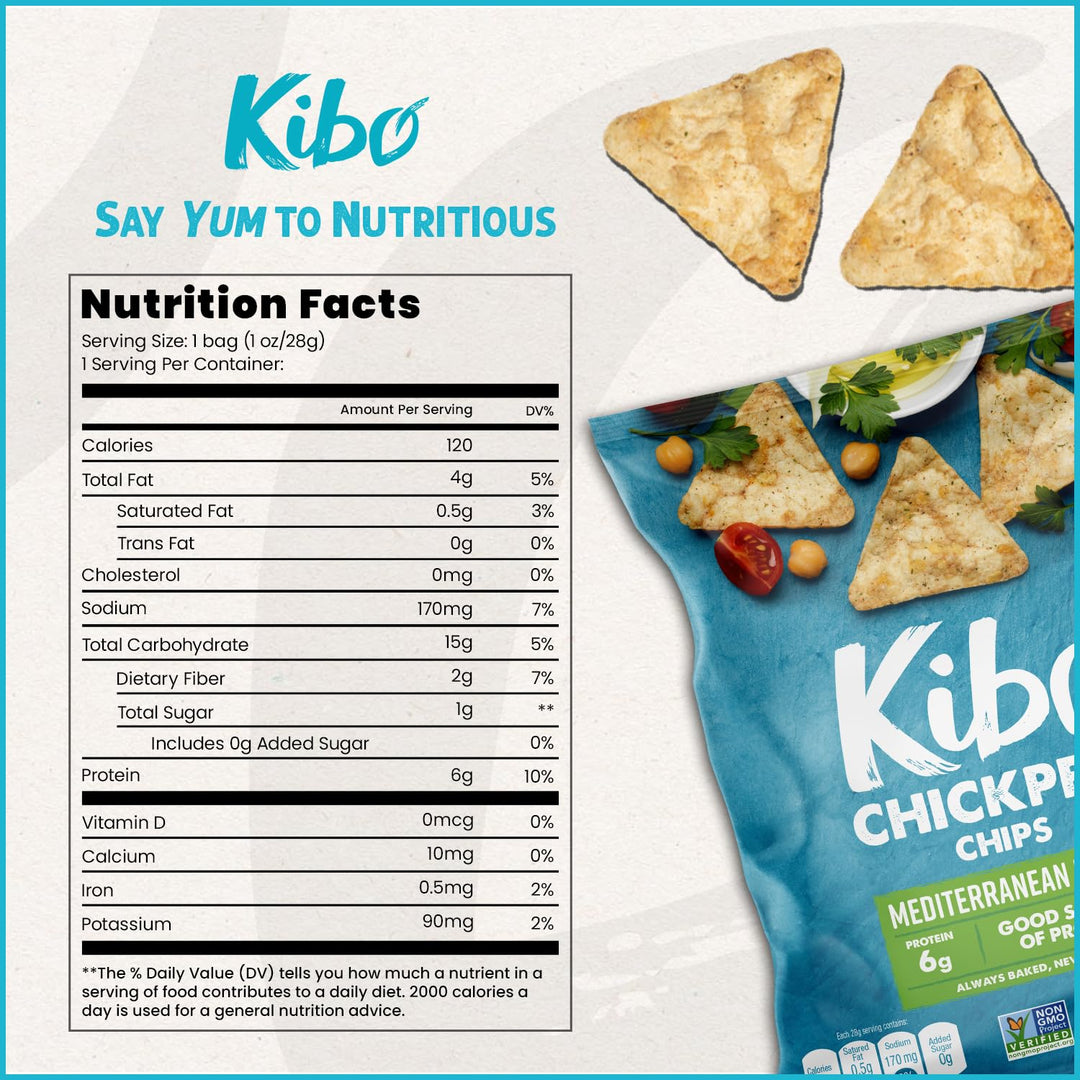 Kibopack: High-Protein Chickpea Chips - DOKUTRONIX