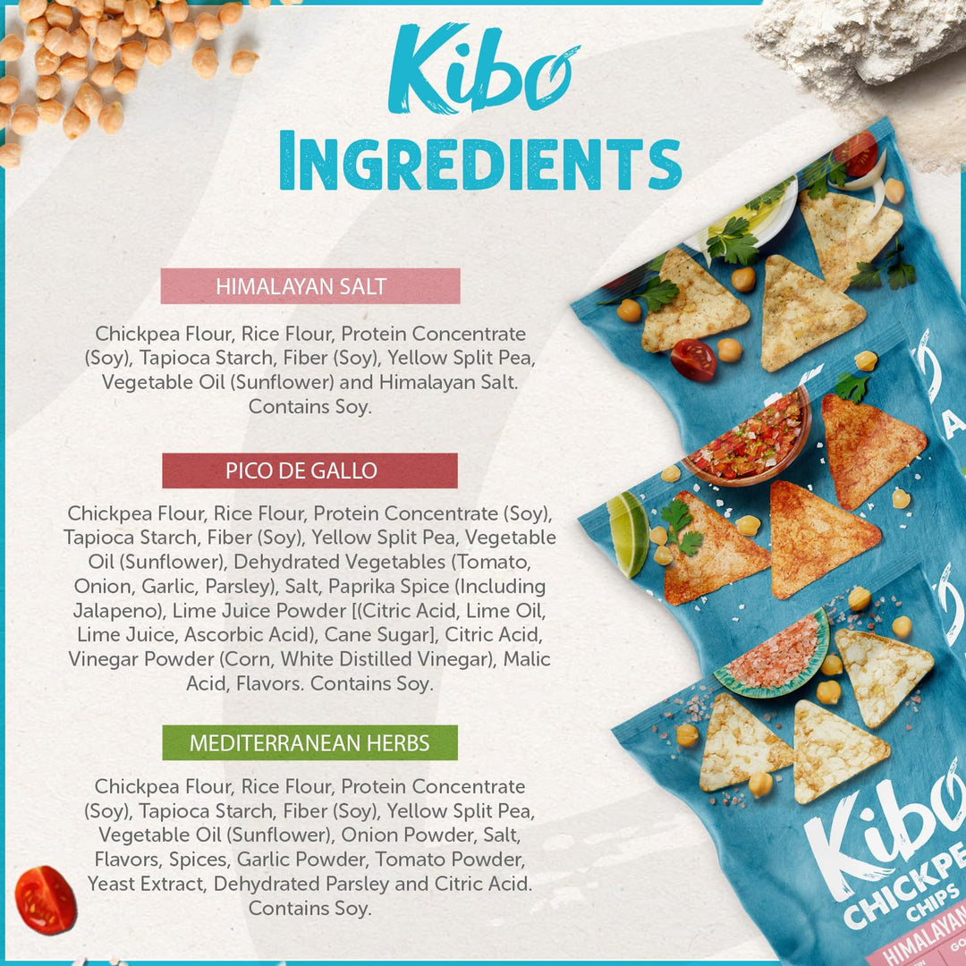 Kibopack: High-Protein Chickpea Chips - DOKUTRONIX
