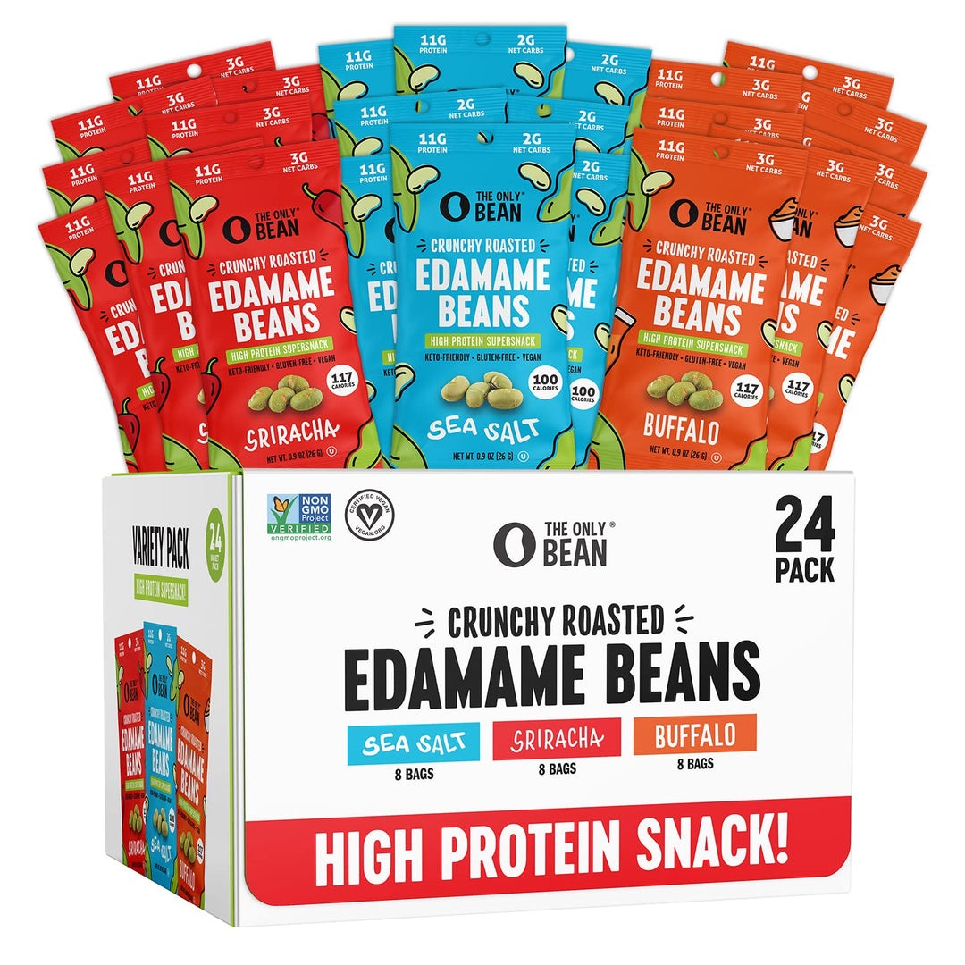 Bean Crunch: Protein-Packed Edamame Snack Variety - DOKUTRONIX