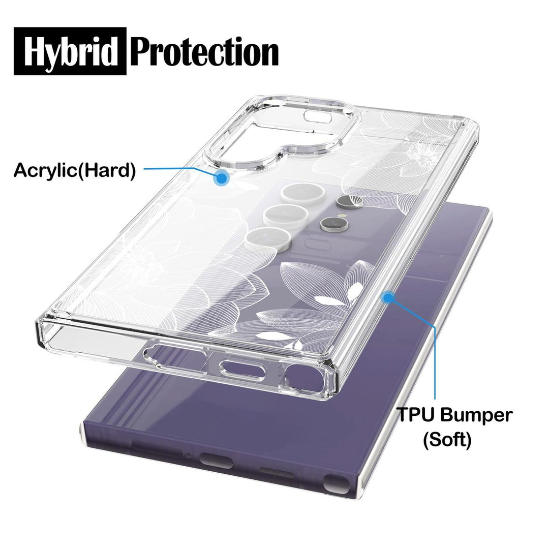 FloralShield for Galaxy S24 Plus - DOKUTRONIX