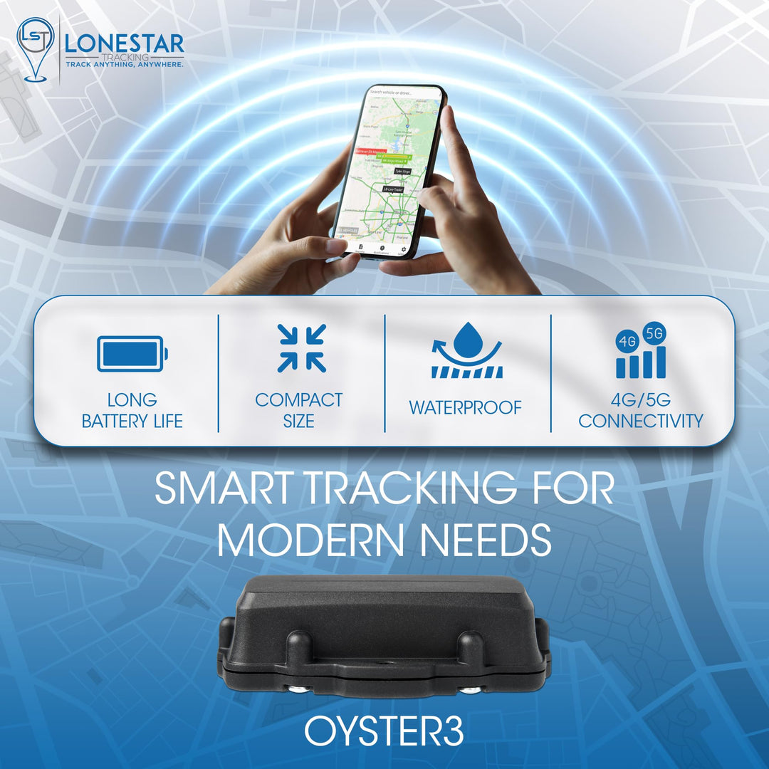 Oyster3 4G/5G GPS Tracker - Secure your vehicle with anti-theft technology - DOKUTRONIX