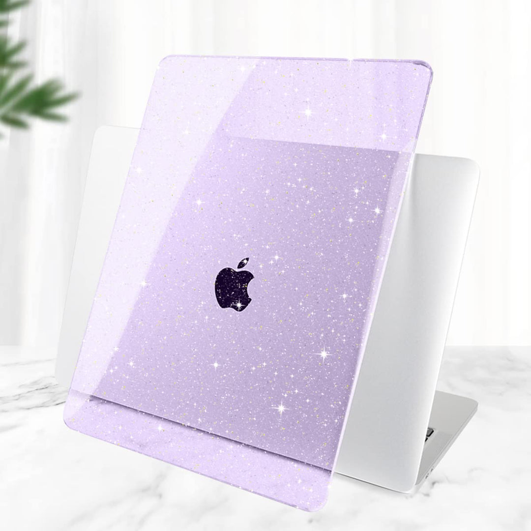 DONGKE Sparkly Purple MacBook Air Case & Cover - DOKUTRONIX