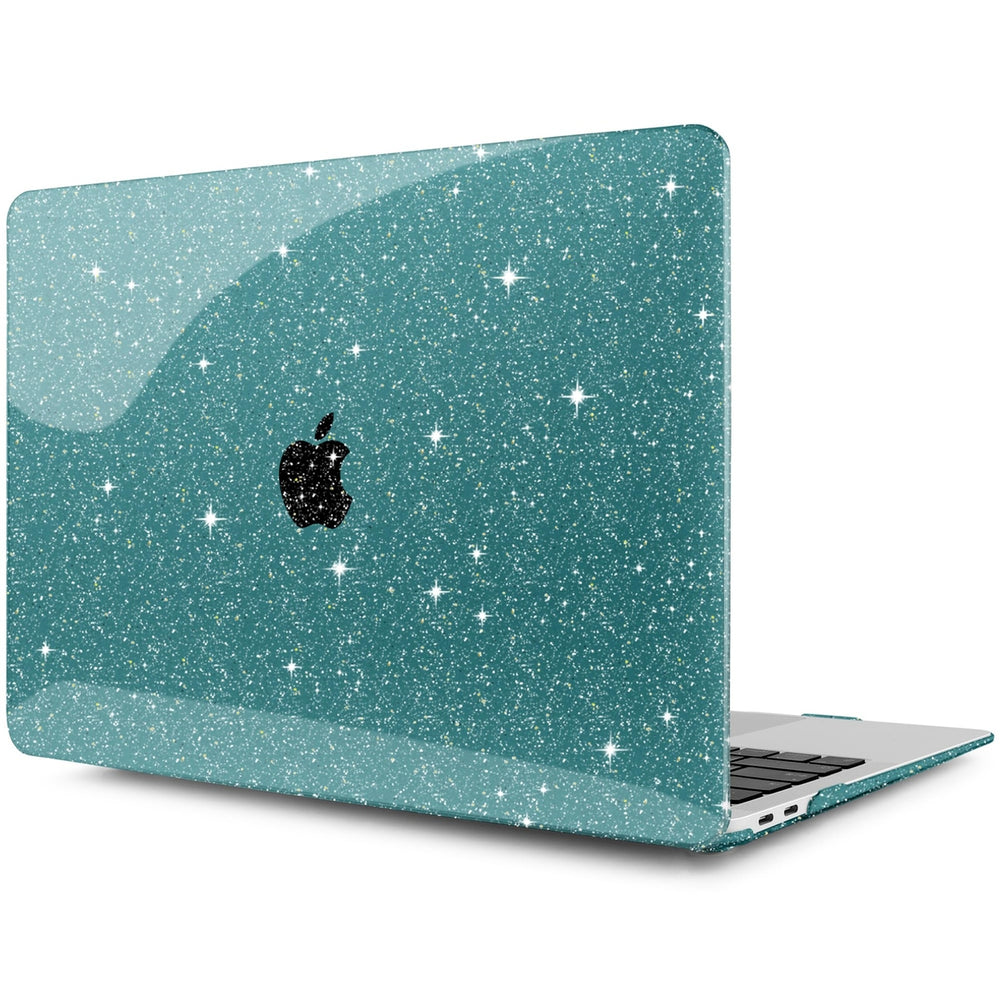 DONGKE Sparkly Teal MacBook Air Hard Case & Cover - DOKUTRONIX