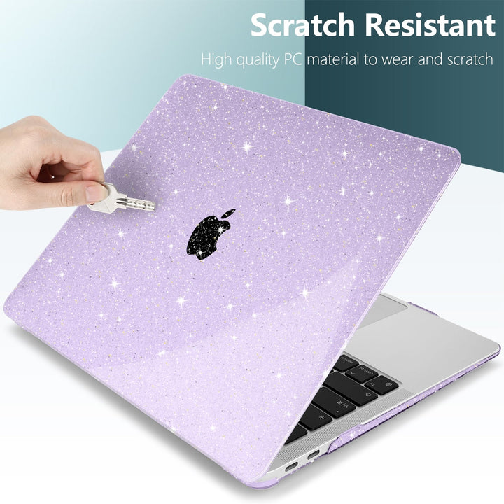 DONGKE Sparkly Purple MacBook Air Case & Cover - DOKUTRONIX