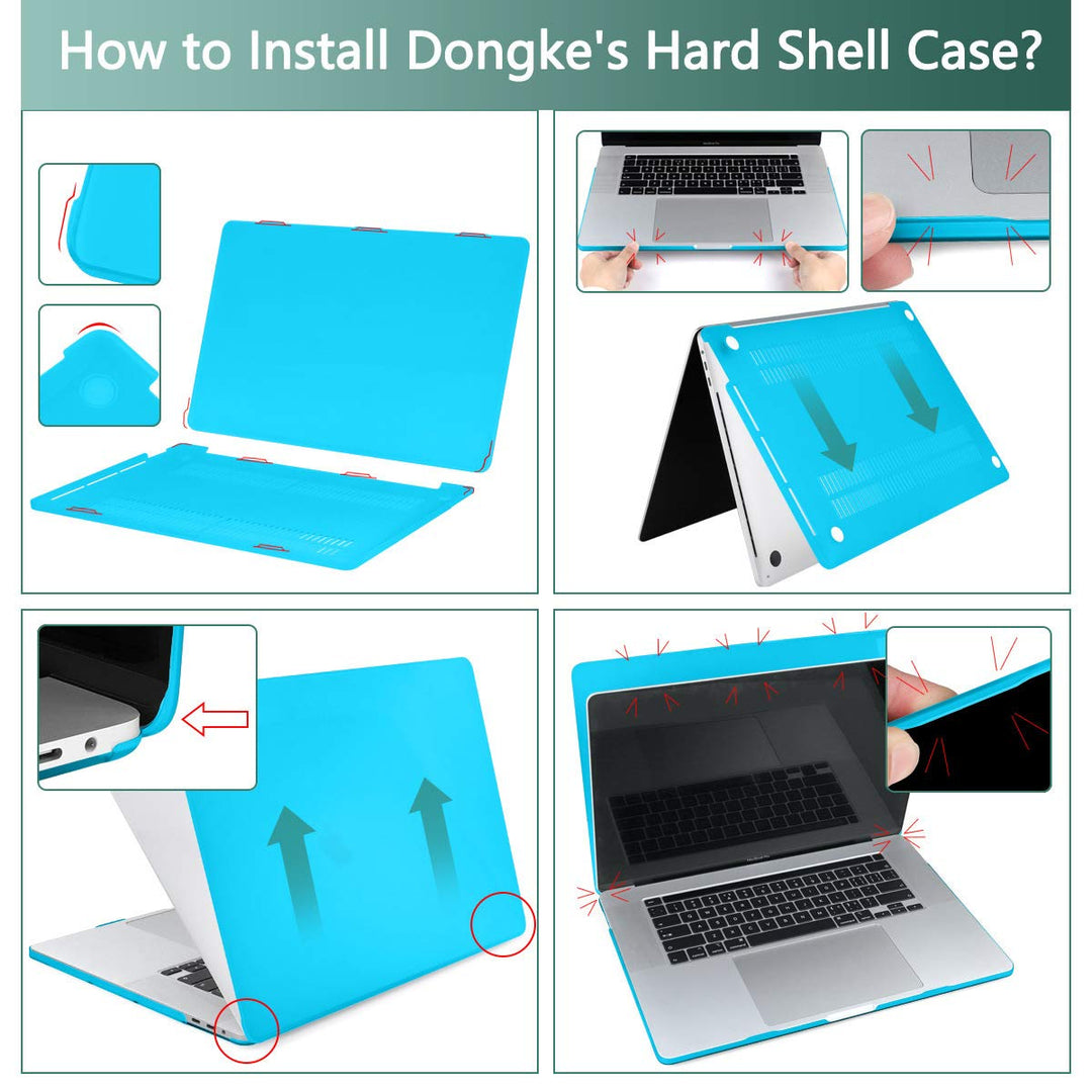 SkyBlue Frosted MacBook Pro Case - DOKUTRONIX