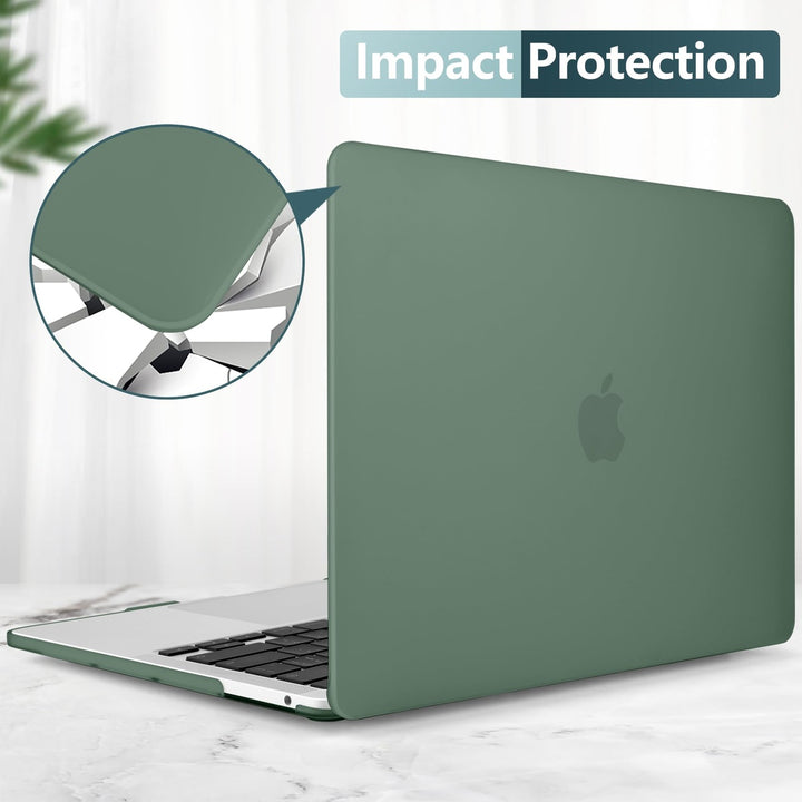 DONGKE Midnight Green MacBook Pro 13 Case & Cover - DOKUTRONIX