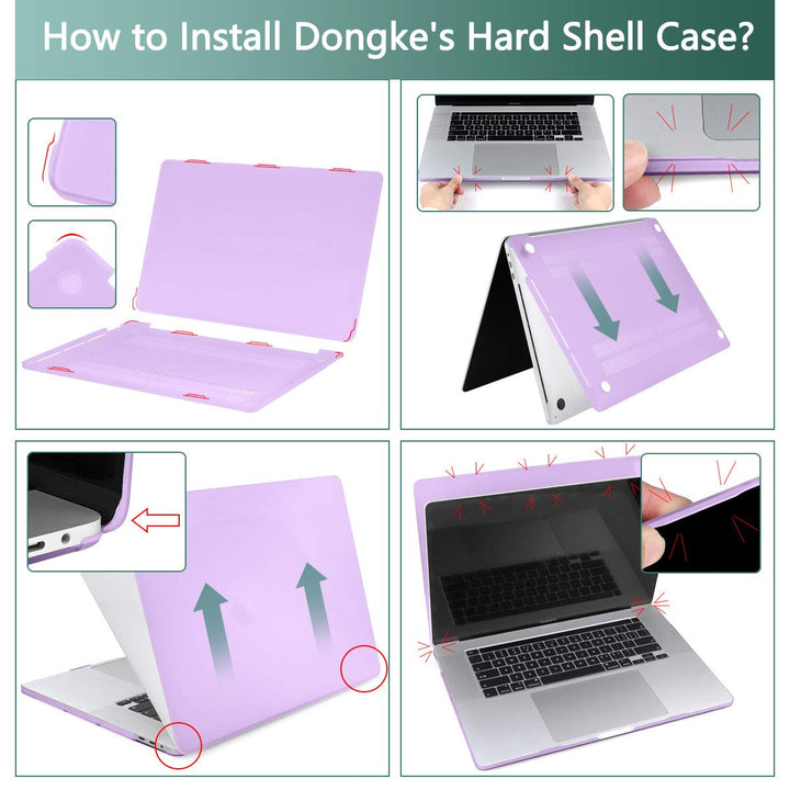 Frosted Purple MacBook Pro Case - DOKUTRONIX