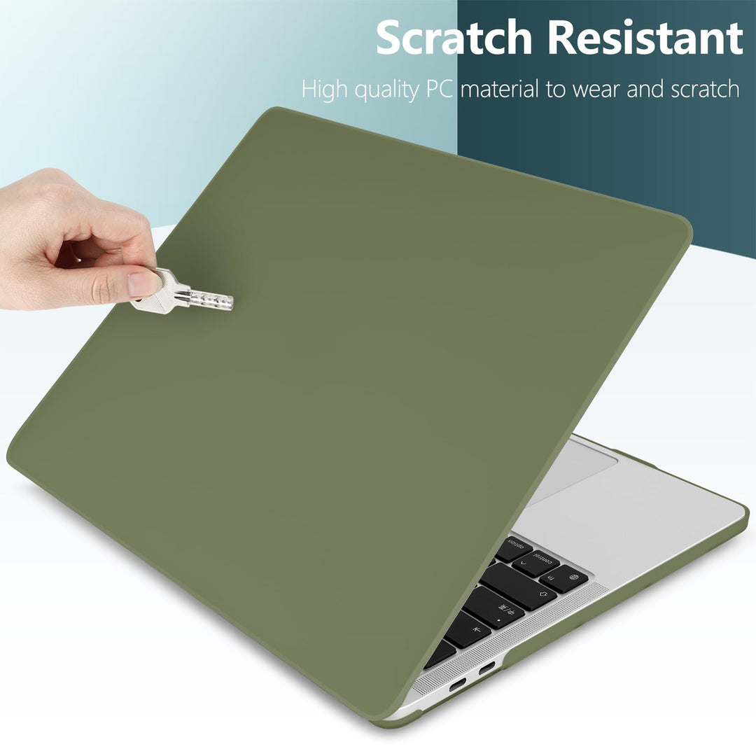 DONGKE Army Green MacBook Pro 13 Case & Cover - DOKUTRONIX