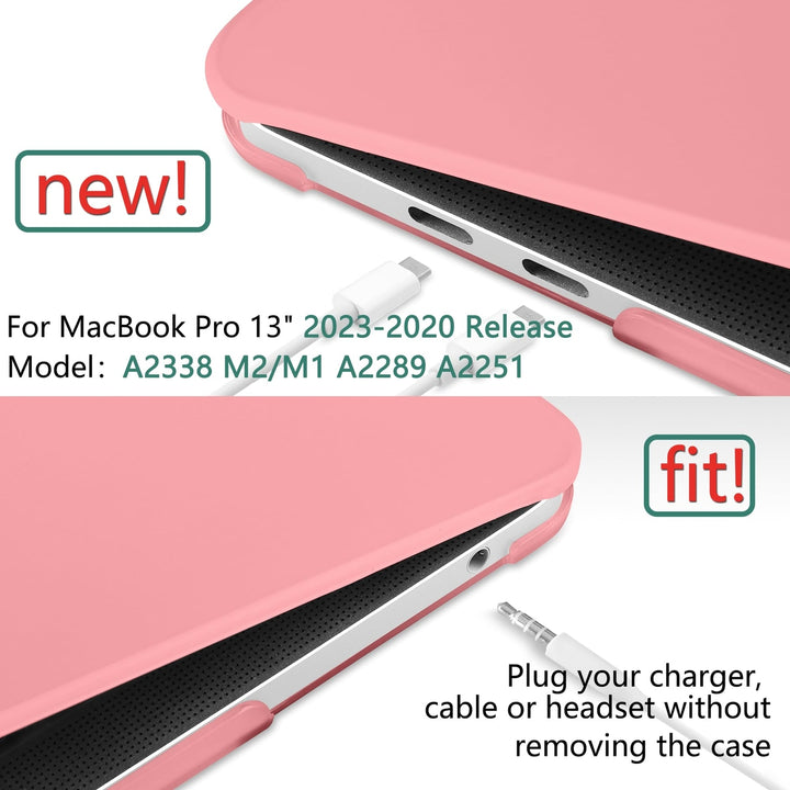 DONGKE Pink MacBook Pro 13 Case - Sleek & Stylish - DOKUTRONIX