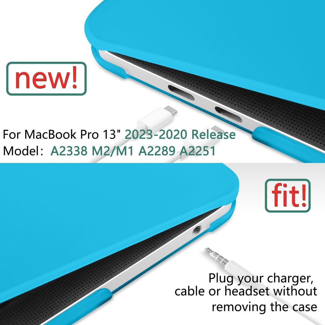 SkyBlue Frosted MacBook Pro Case - DOKUTRONIX