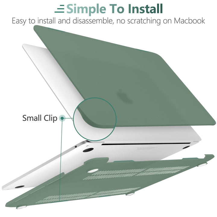 DONGKE Midnight Green MacBook Pro 13 Case & Cover - DOKUTRONIX