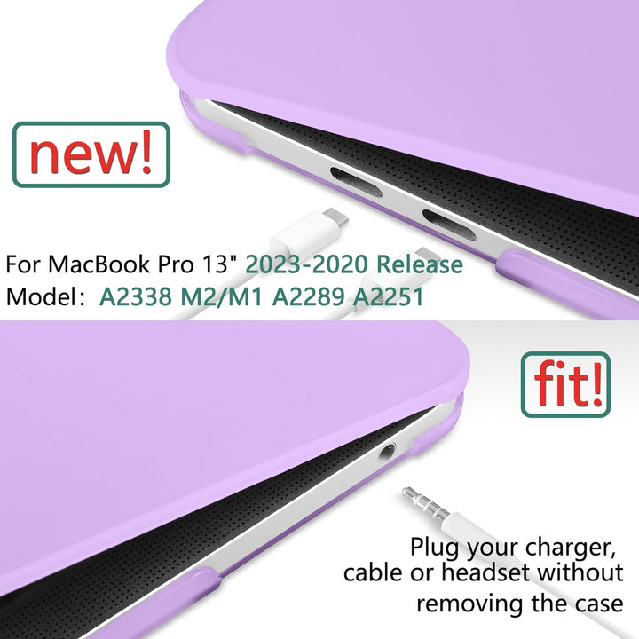 Frosted Purple MacBook Pro Case - DOKUTRONIX