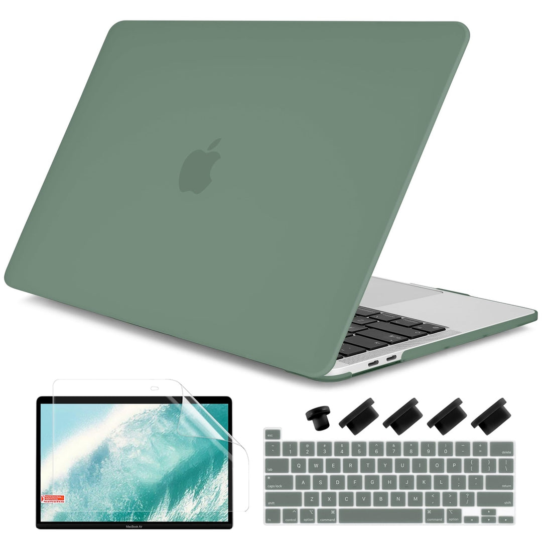 DONGKE Midnight Green MacBook Pro 13 Case & Cover - DOKUTRONIX