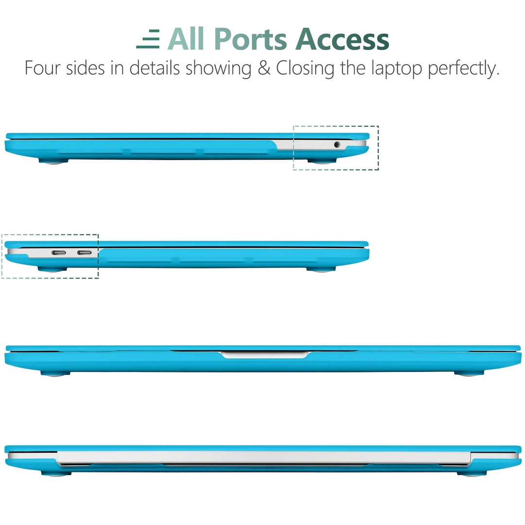 SkyBlue Frosted MacBook Pro Case - DOKUTRONIX