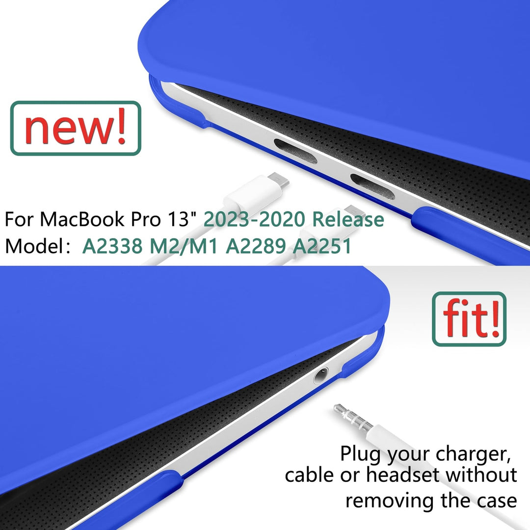 DONGKE Deep Blue MacBook Pro 13 Frosted Case - DOKUTRONIX
