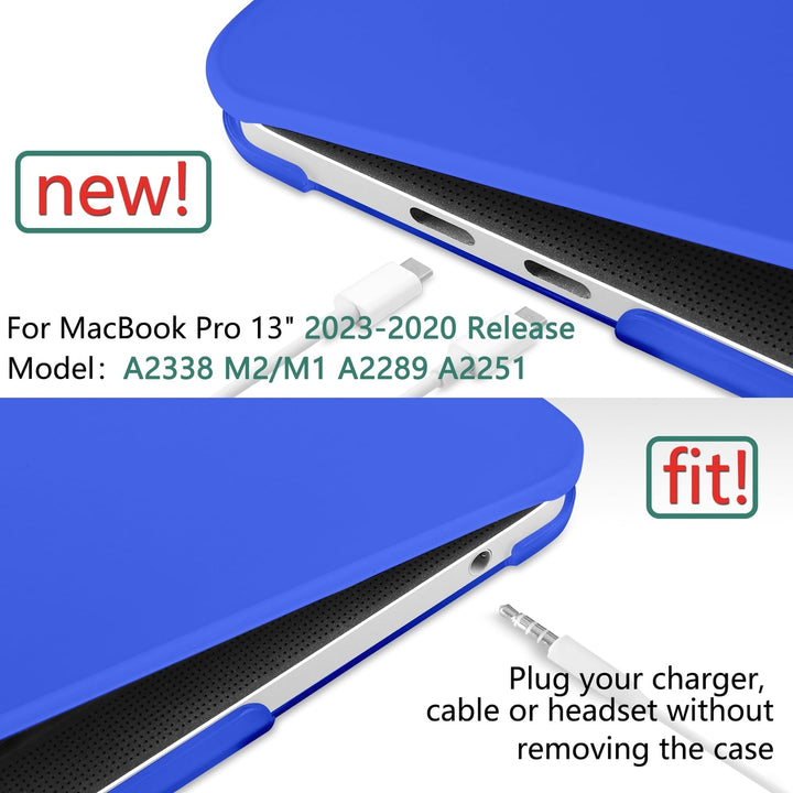 DONGKE Deep Blue MacBook Pro 13 Frosted Case - DOKUTRONIX