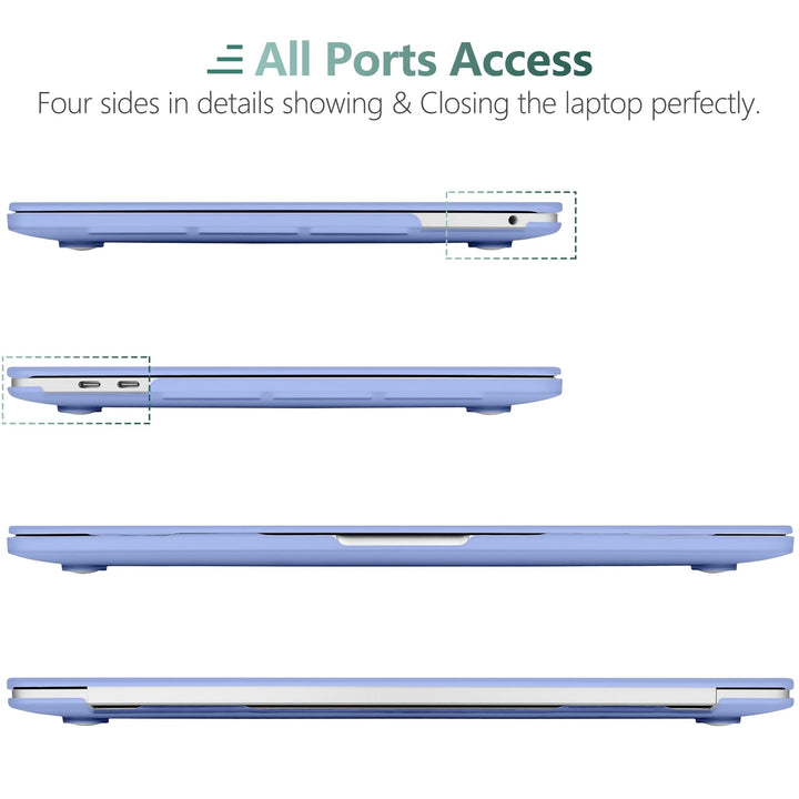 Frosted Blue MacBook 13 Pro Case - DOKUTRONIX