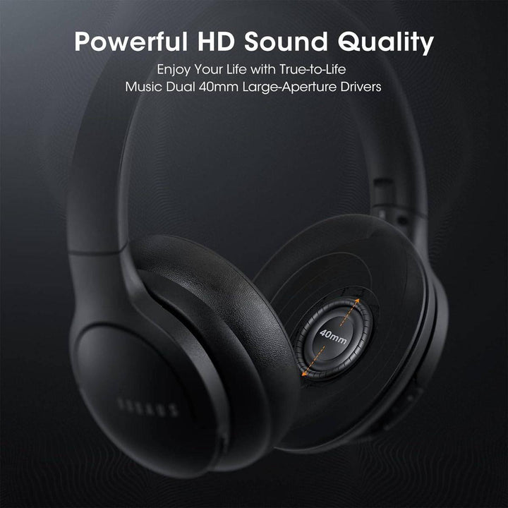 DOQAUS Noir Bluetooth Headphones - DOKUTRONIX