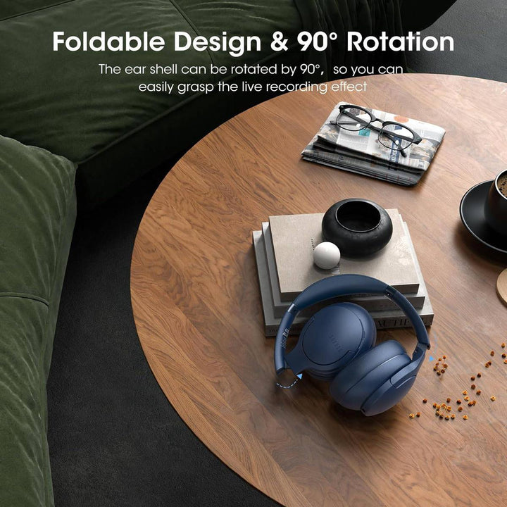 DOQAUS Navy Blue Headphones - DOKUTRONIX