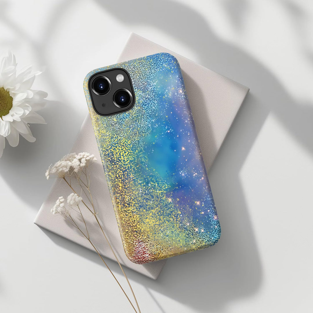 DorisMax Dual Case - Abstract Blue Gold - DOKUTRONIX