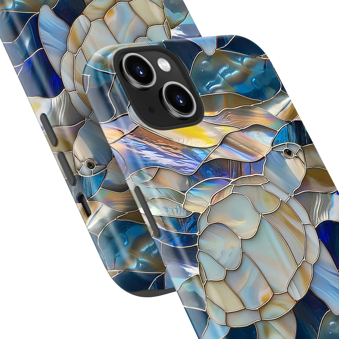 DorisMax Abstract Turtle iPhone 15 Case - DOKUTRONIX