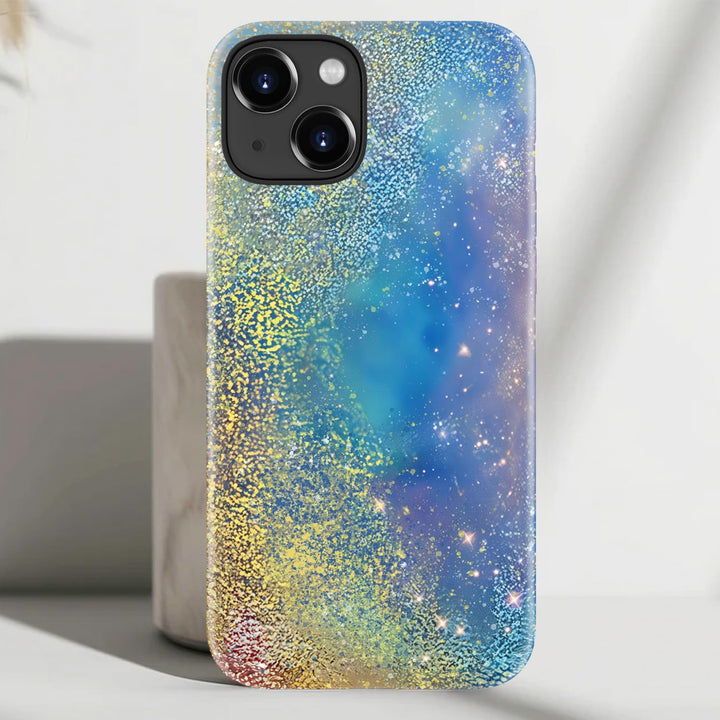 DorisMax Dual Case - Abstract Blue Gold - DOKUTRONIX