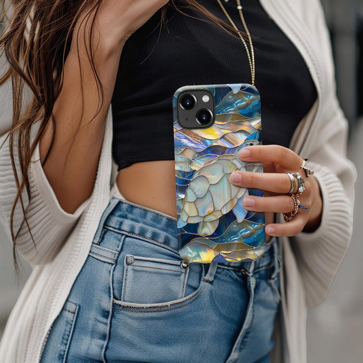 DorisMax Abstract Turtle iPhone 15 Case - DOKUTRONIX