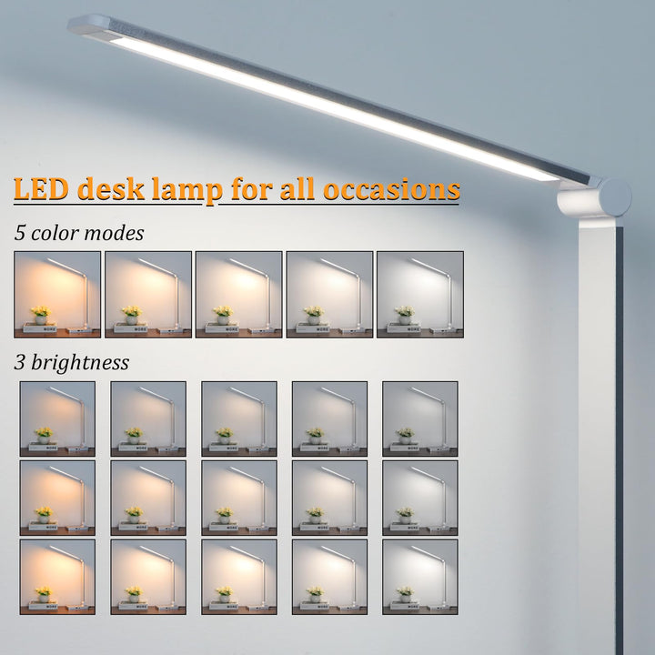 DottGlow Touch LED Desk Lamp with USB & Night Light - DOKUTRONIX